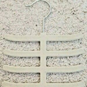 Accessory scarf necktie necklace hanger organizer velvet touch